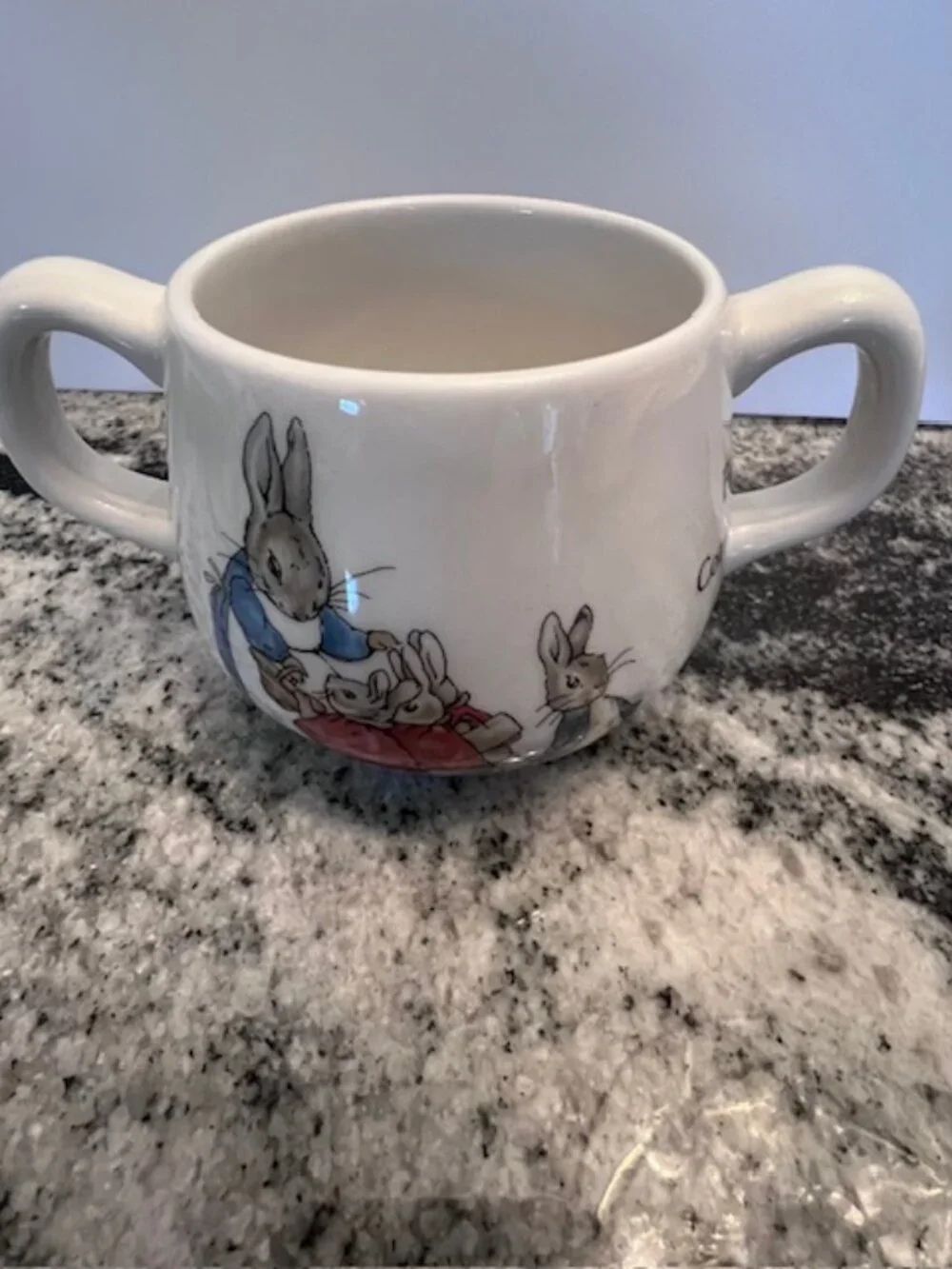 Wedgwood nursery set mug and bowl Beatrix Potter's Peter Rabbit‎